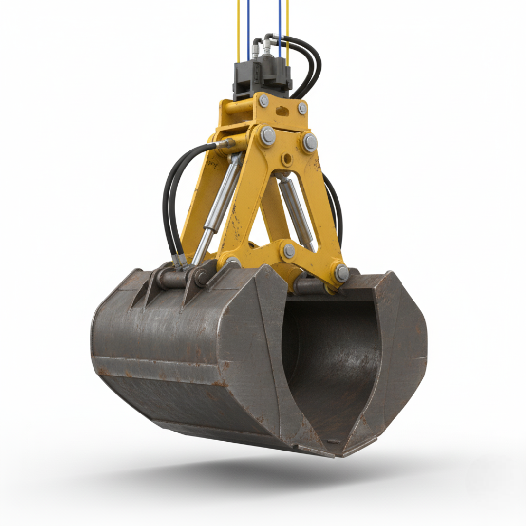 Excavator Attachment - Clamshell Bucket