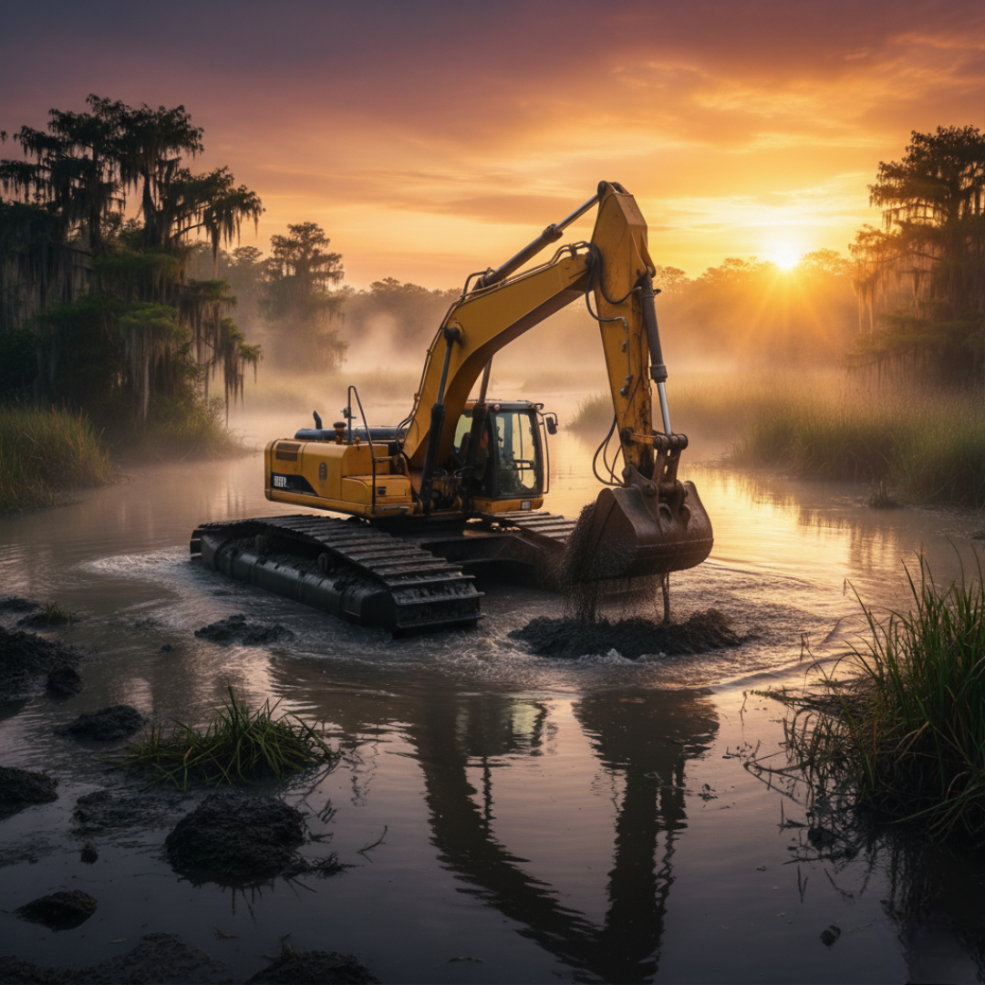 Amphibious Excavator Amphibious Excavator